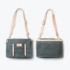 Waxed Canvas Messenger Bag - Gambar 3